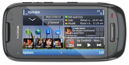 Nokia C7-00 symbian^3 phone black